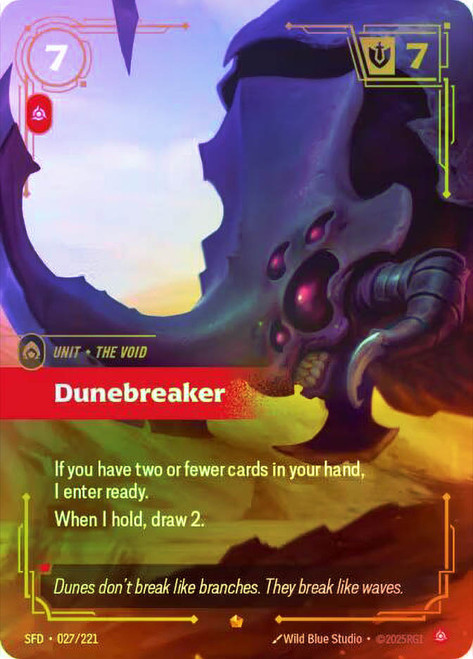 Dunebreaker
Spiritforged
Single
Riftbound: League of Legends TCG