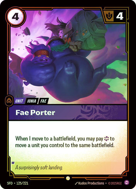 Fae Porter
Spiritforged
Single
Riftbound: League of Legends TCG