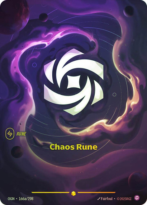 Chaos Rune
Origins
Single
Riftbound: League of Legends TCG