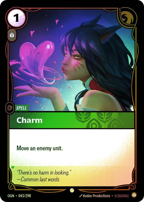 Charm
Origins
Single
Riftbound: League of Legends TCG