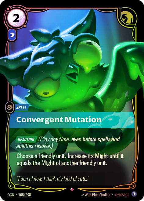 Convergent Mutation
Origins
Single
Riftbound: League of Legends TCG