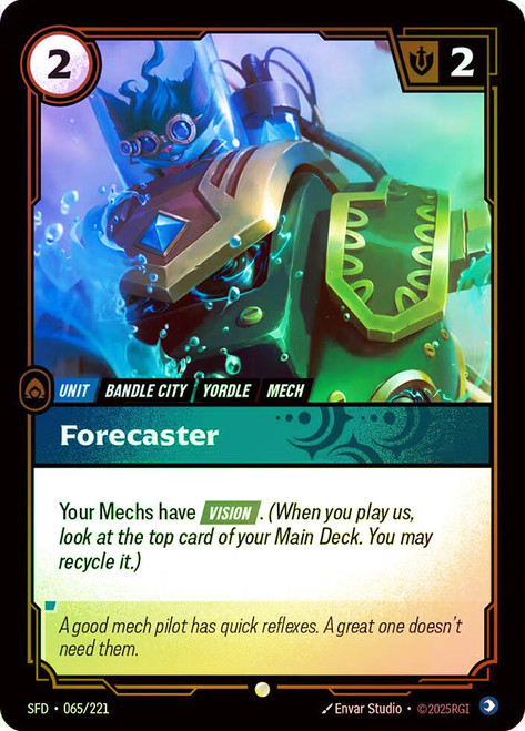 Forecaster
Spiritforged
Single
Riftbound: League of Legends TCG