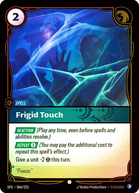 Frigid Touch
Spiritforged
Single
Riftbound: League of Legends TCG