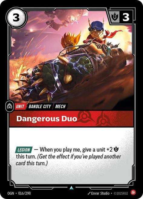 Dangerous Duo
Origins
Single
Riftbound: League of Legends TCG