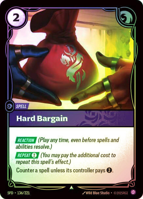 Hard Bargain
Spiritforged
Single
Riftbound: League of Legends TCG