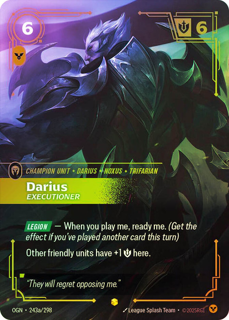 Darius - Executioner
Origins
Single
Riftbound: League of Legends TCG