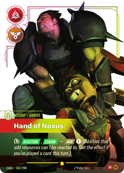 Darius - Hand of Noxus
Origins
Single
Riftbound: League of Legends TCG