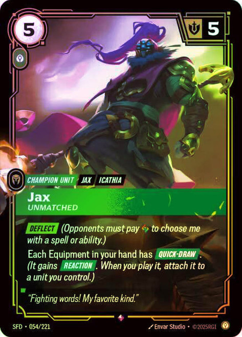 Jax - Grandmaster At Arms | Spiritforged | Star City Games