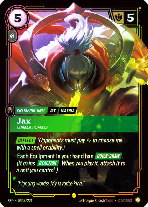Jax - Grandmaster At Arms | Spiritforged | Star City Games