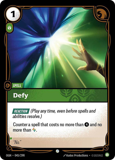 Defy
Origins
Single
Riftbound: League of Legends TCG