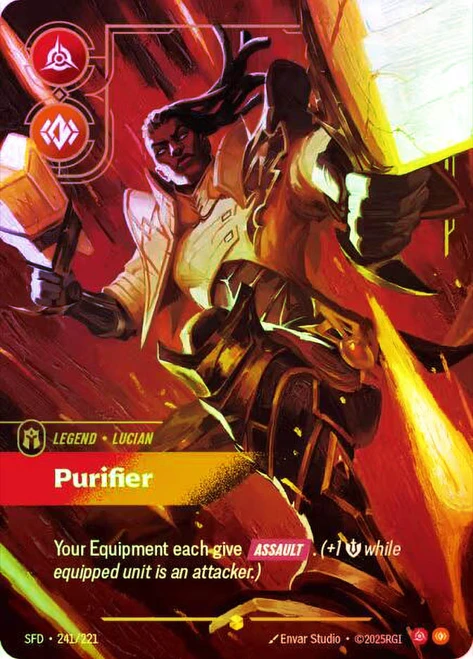 Lucian - Purifier
Spiritforged
Single
Riftbound: League of Legends TCG