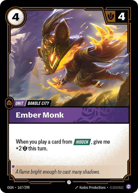 Ember Monk
Origins
Single
Riftbound: League of Legends TCG
