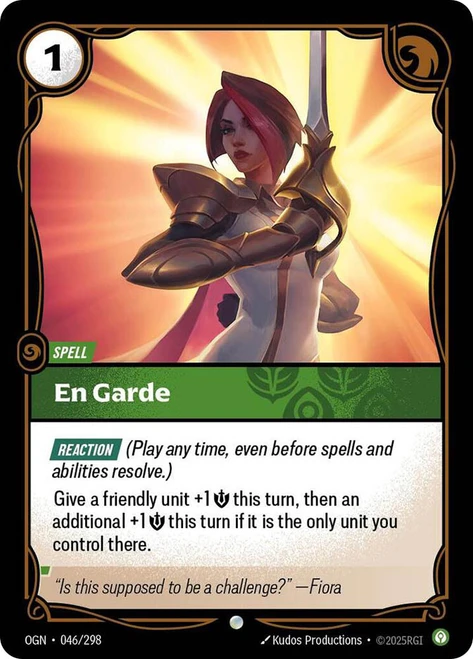 En Garde
Origins
Single
Riftbound: League of Legends TCG