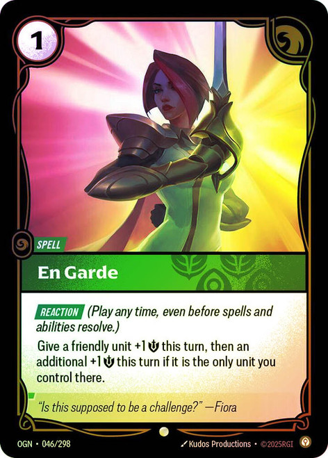En Garde
Origins
Single
Riftbound: League of Legends TCG
