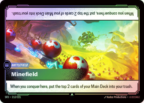 Minefield
Spiritforged
Single
Riftbound: League of Legends TCG