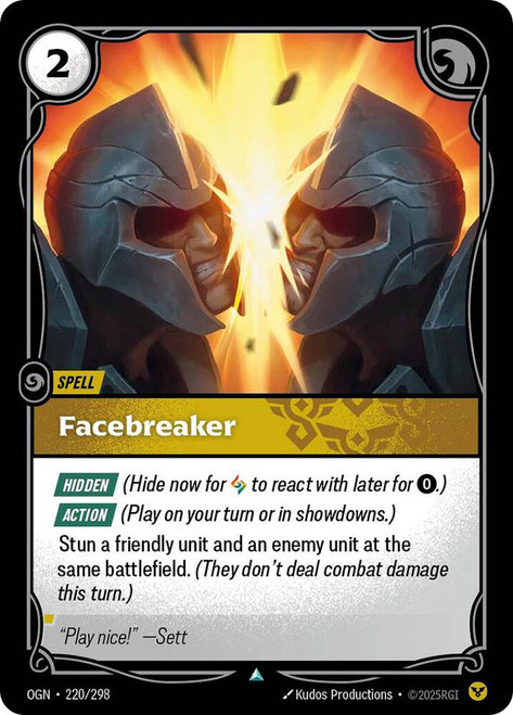 Facebreaker
Origins
Single
Riftbound: League of Legends TCG