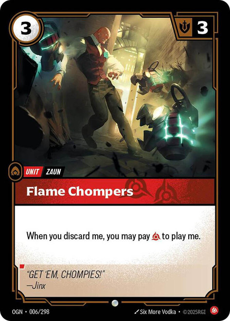 Flame Chompers
Origins
Single
Riftbound: League of Legends TCG