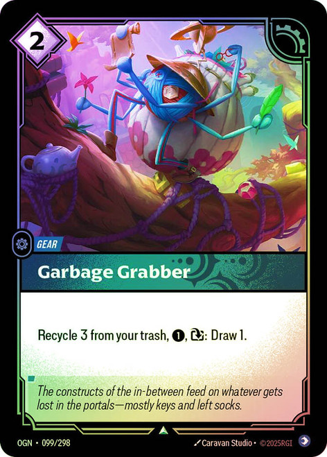 Garbage Grabber
Origins
Single
Riftbound: League of Legends TCG