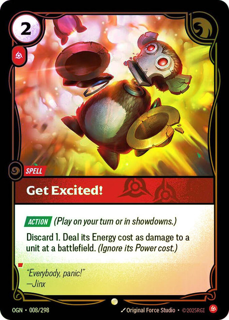Get Excited!
Origins
Single
Riftbound: League of Legends TCG