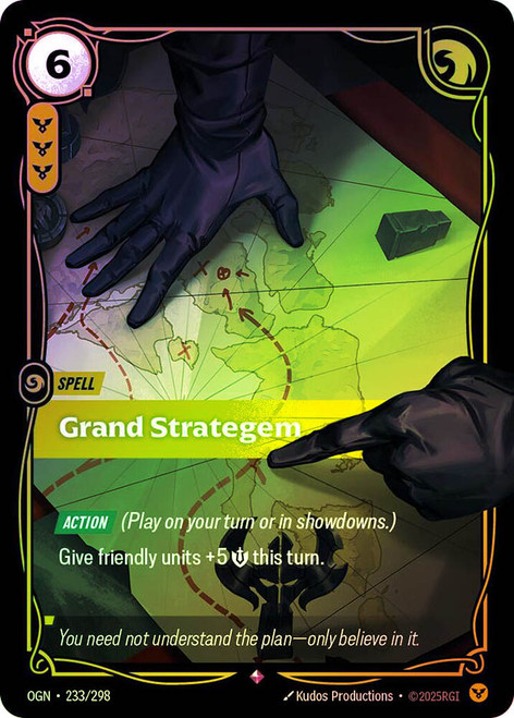 Grand Strategem
Origins
Single
Riftbound: League of Legends TCG