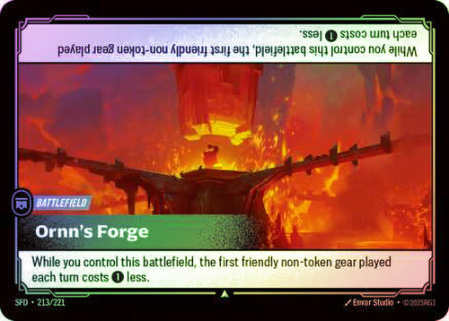 Ornn's Forge
Spiritforged
Single
Riftbound: League of Legends TCG