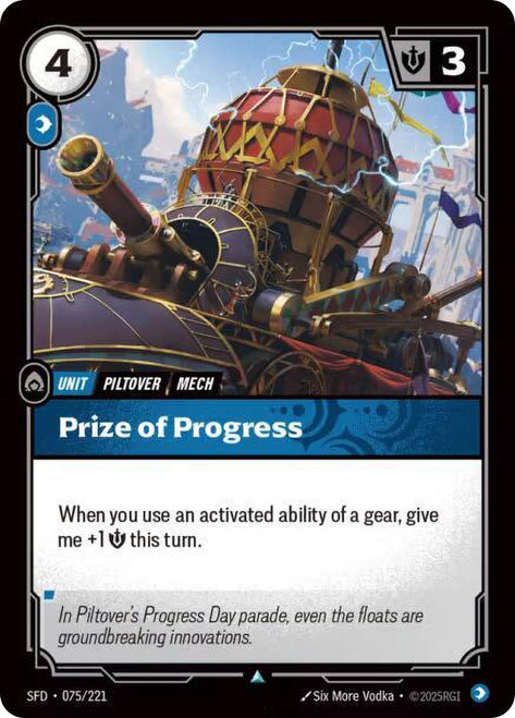 Prize of Progress
Spiritforged
Single
Riftbound: League of Legends TCG