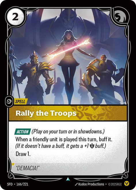 Rally the Troops
Spiritforged
Single
Riftbound: League of Legends TCG