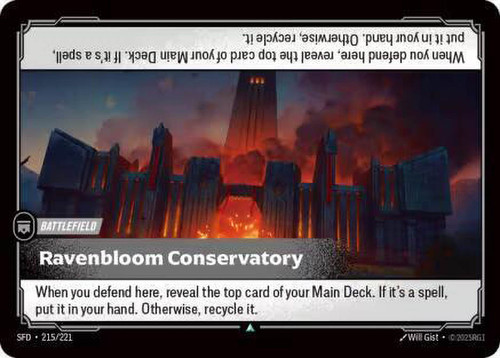 Ravenbloom Conservatory
Spiritforged
Single
Riftbound: League of Legends TCG
