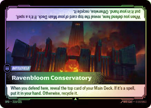 Ravenbloom Conservatory
Spiritforged
Single
Riftbound: League of Legends TCG