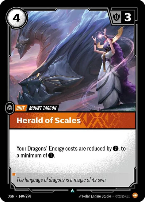Herald of Scales
Origins
Single
Riftbound: League of Legends TCG