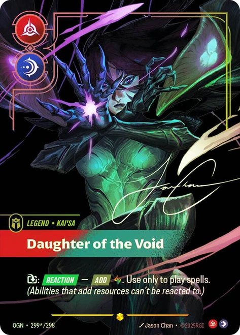 Kai'Sa - Daughter of the Void
Origins
Single
Riftbound: League of Legends TCG
