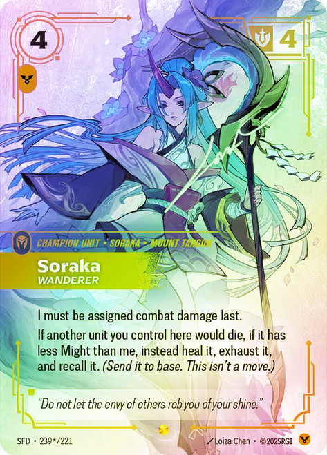 sorakaページ Soraka - Wanderer | Spiritforged | Star City Games
