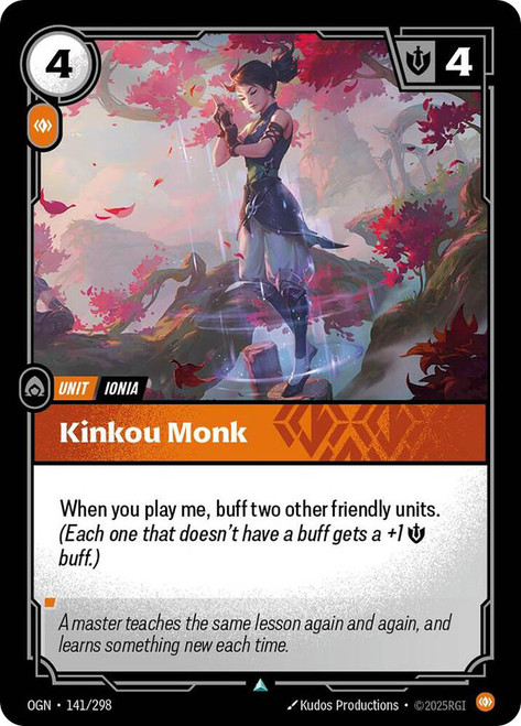 Kinkou Monk
Origins
Single
Riftbound: League of Legends TCG