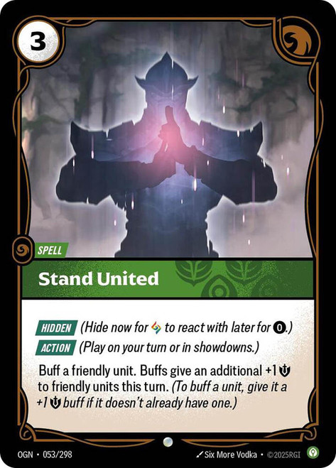 Stand United
Origins
Single
Riftbound: League of Legends TCG