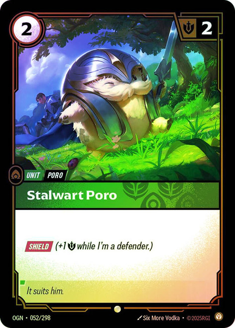 Stalwart Poro
Origins
Single
Riftbound: League of Legends TCG