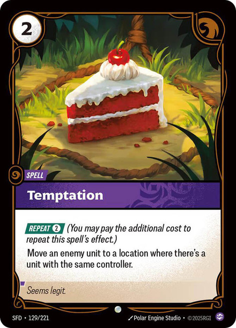 Temptation
Spiritforged
Single
Riftbound: League of Legends TCG