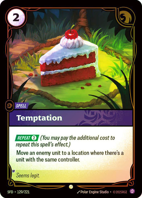 Temptation
Spiritforged
Single
Riftbound: League of Legends TCG