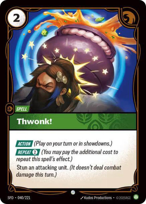 Thwonk!
Spiritforged
Single
Riftbound: League of Legends TCG
