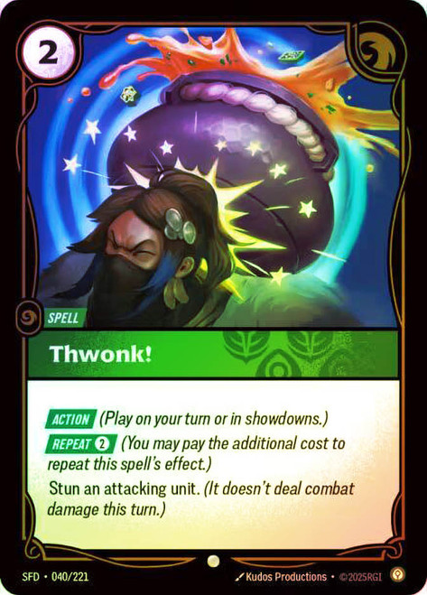 Thwonk!
Spiritforged
Single
Riftbound: League of Legends TCG