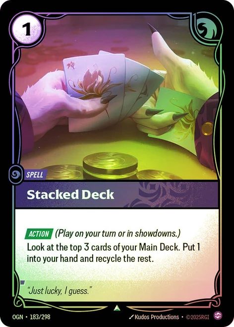 Stacked Deck
Origins
Single
Riftbound: League of Legends TCG