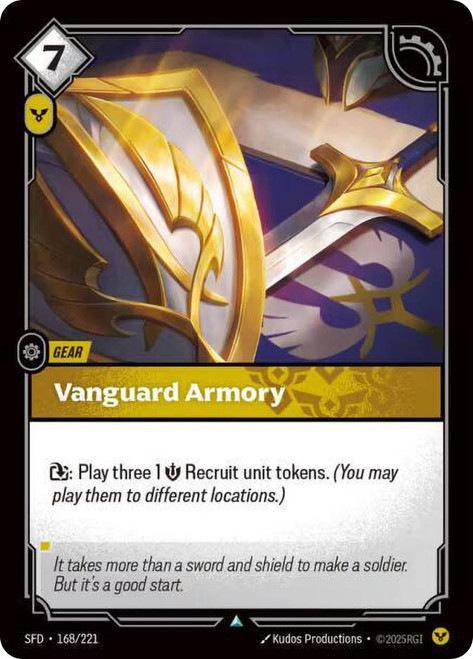 Vanguard Armory
Spiritforged
Single
Riftbound: League of Legends TCG