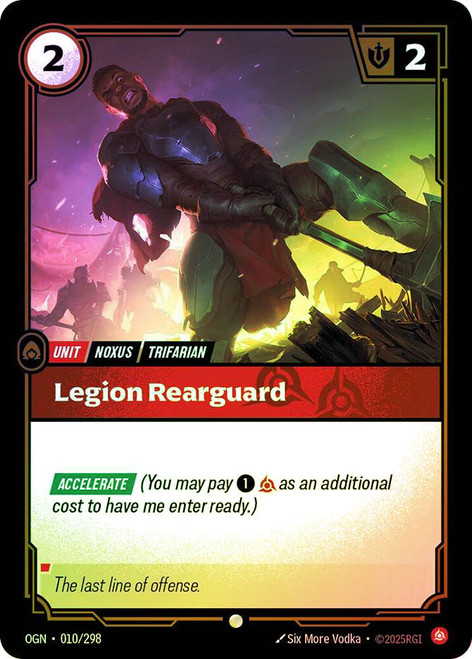 Legion Rearguard
Origins
Single
Riftbound: League of Legends TCG