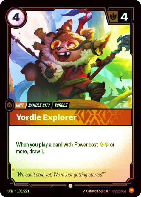 Yordle Explorer
Spiritforged
Single
Riftbound: League of Legends TCG