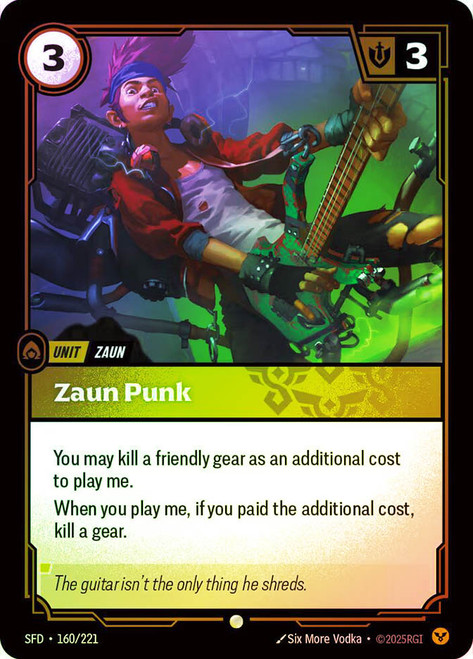 Zaun Punk
Spiritforged
Single
Riftbound: League of Legends TCG