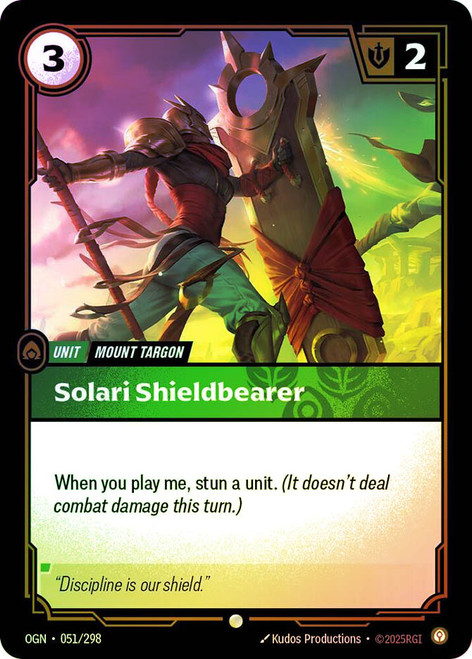 Solari Shieldbearer
Origins
Single
Riftbound: League of Legends TCG