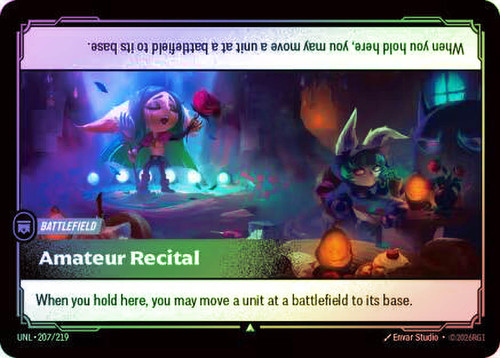 Amateur Recital
Unleashed
Single
Riftbound: League of Legends TCG