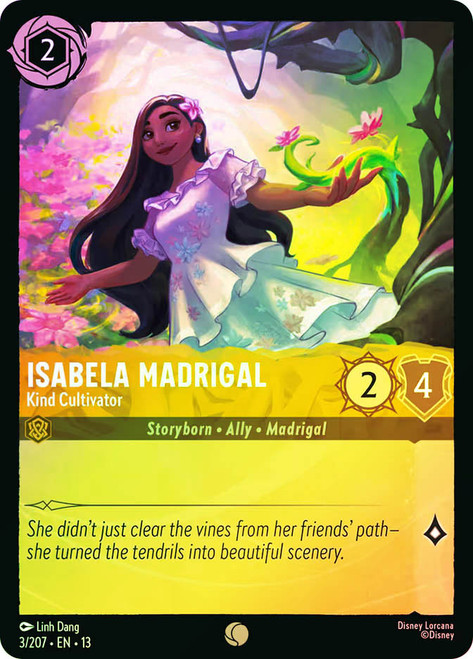 Isabela Madrigal - Kind Cultivator
Attack of the Vine!
Single
Lorcana