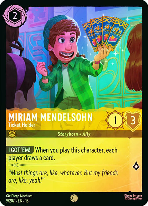 Miriam Mendelsohn - Ticket Holder
Attack of the Vine!
Single
Lorcana