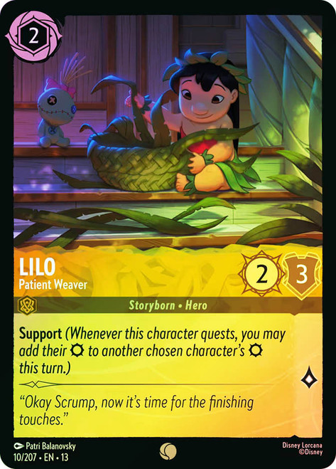 Lilo - Patient Weaver
Attack of the Vine!
Single
Lorcana