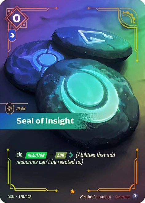 Seal of Insight
Origins
Single
Riftbound: League of Legends TCG